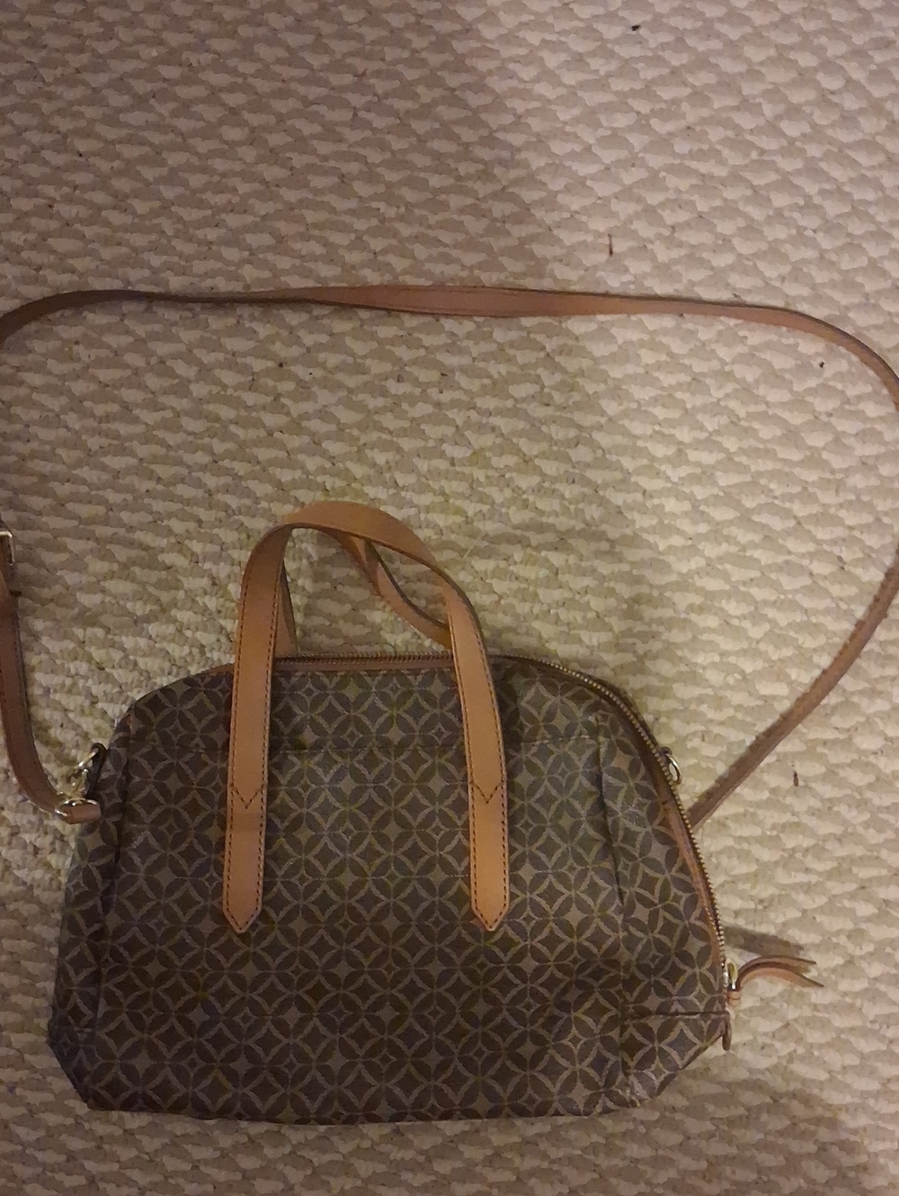 Fossil Cross Body Bag With Detachable Strap New